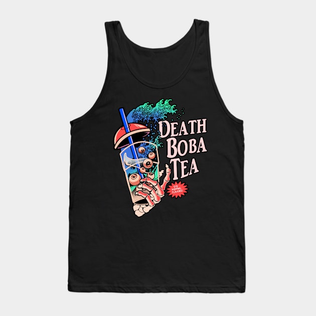 Death Bobba Tea Tank Top by Heymoonly